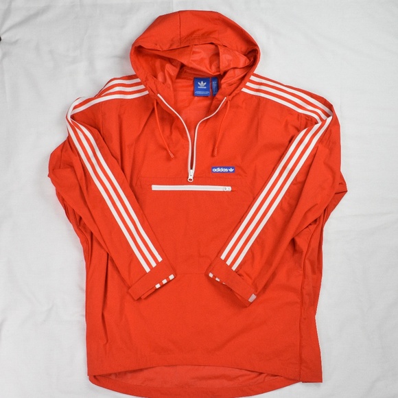 adidas quarter zip windbreaker